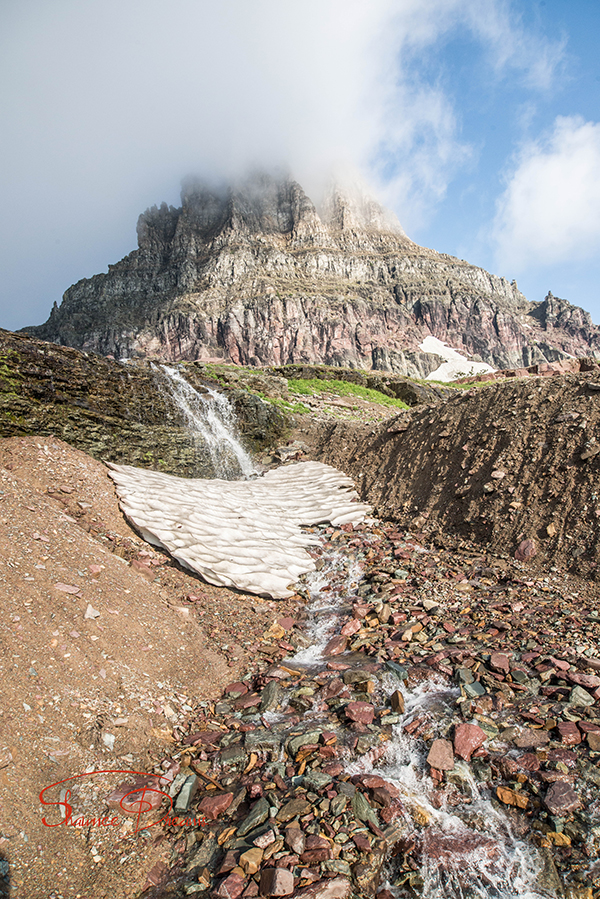 First Light in Logans Pass